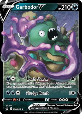 Garbodor V 100  - Holofoil - Ultra Rare