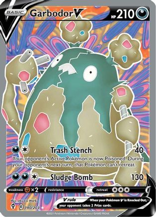 Garbodor V (Full Art) 190  - Holofoil - Ultra Rare