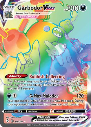 Garbodor VMAX (Secret) 216  - Holofoil - Secret Rare