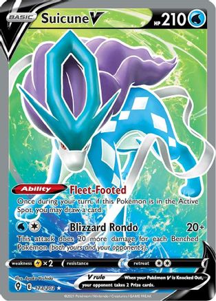 Suicune V (Full Art) 173  - Holofoil - Ultra Rare