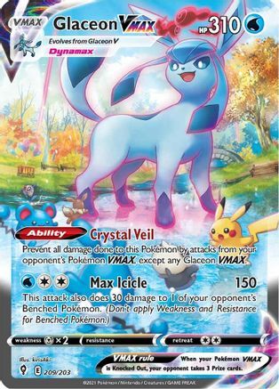 Glaceon VMAX (Alternate Art Secret) 209  - Holofoil - Secret Rare