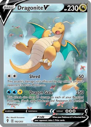 Dragonite V (Alternate Full Art) 192  - Holofoil - Ultra Rare