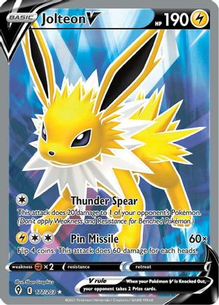 Jolteon V (Full Art) 177  - Holofoil - Ultra Rare