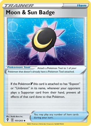 Moon & Sun Badge 151  - Uncommon