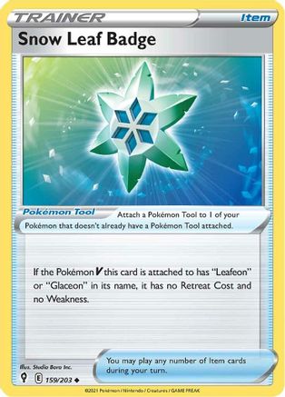 Snow Leaf Badge 159  - Uncommon