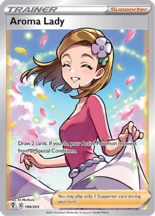 Aroma Lady (Full Art) 199  - Holofoil - Ultra Rare