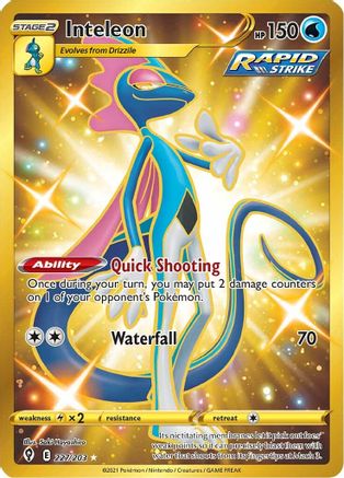 Inteleon (Secret) 227  - Holofoil - Secret Rare