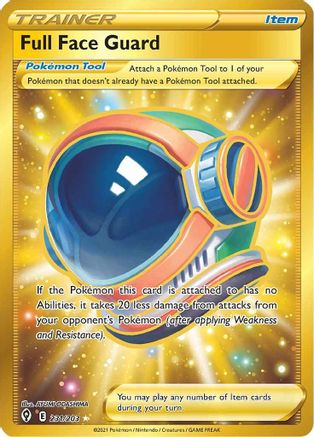 Full Face Guard (Secret) 231  - Holofoil - Secret Rare
