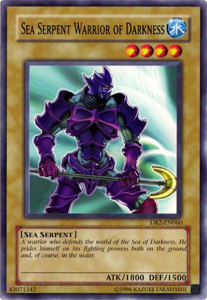 Sea Serpent Warrior of Darkness (DR2-EN060) - Common