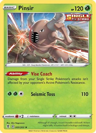 Pinsir 001  - Rare