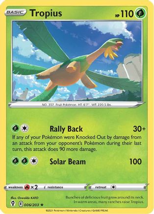 Tropius 006  - Rare