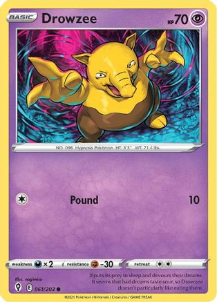 Drowzee 061  - Common