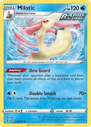 Milotic 038  - Rare