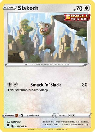 Slakoth 129  - Common