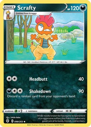 Scrafty 099  - Uncommon