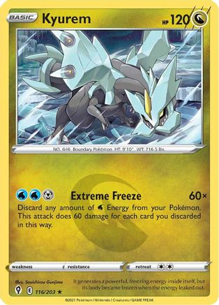 Kyurem 116  - Holofoil - Holo Rare