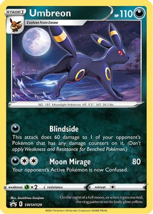 Umbreon SWSH129  - Holofoil - Promo