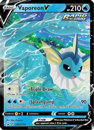Vaporeon V SWSH150  - Holofoil - Promo