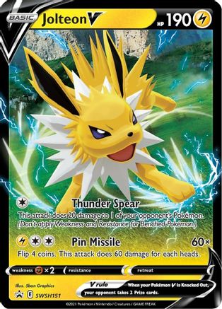 Jolteon V SWSH151  - Holofoil - Promo
