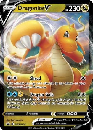 Dragonite V SWSH154  - Holofoil - Promo