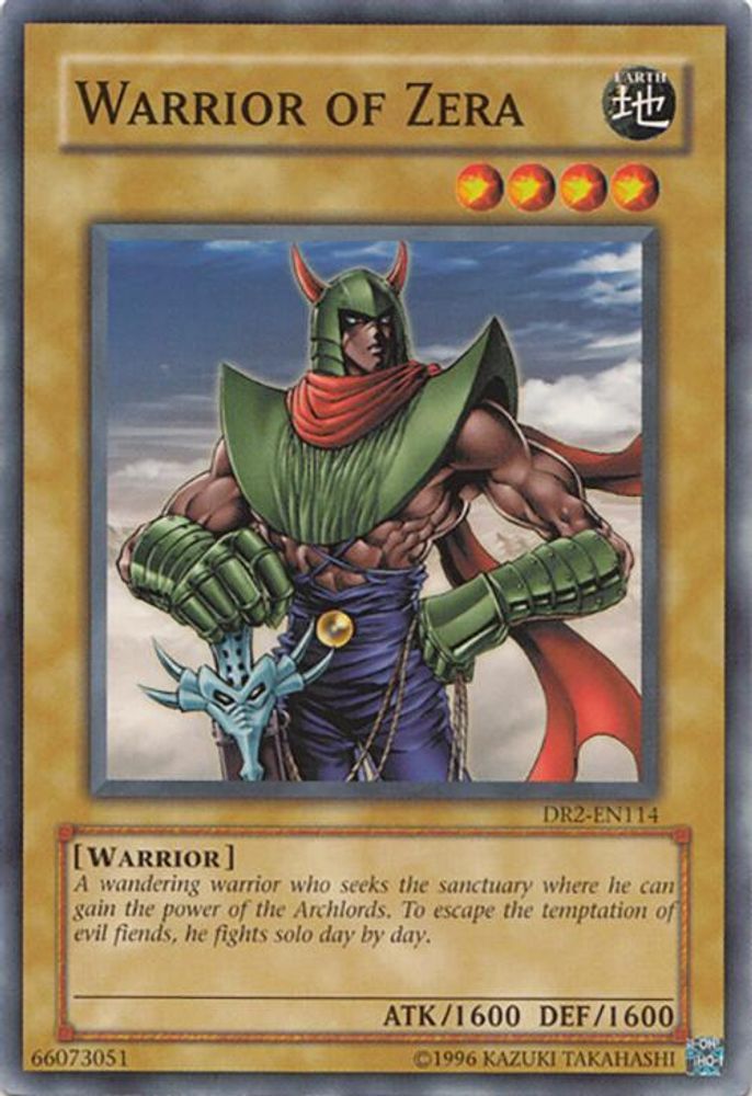 Warrior of Zera (DR2-EN114) - Common