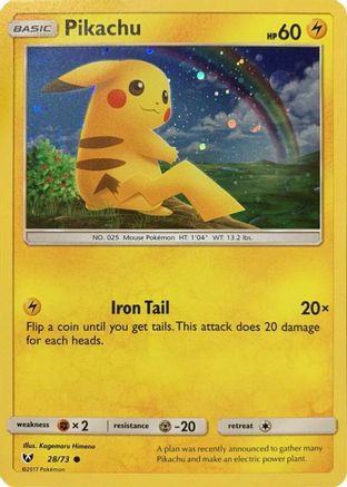 Pikachu (Cosmos Holo) 028/73  - Holofoil - Promo