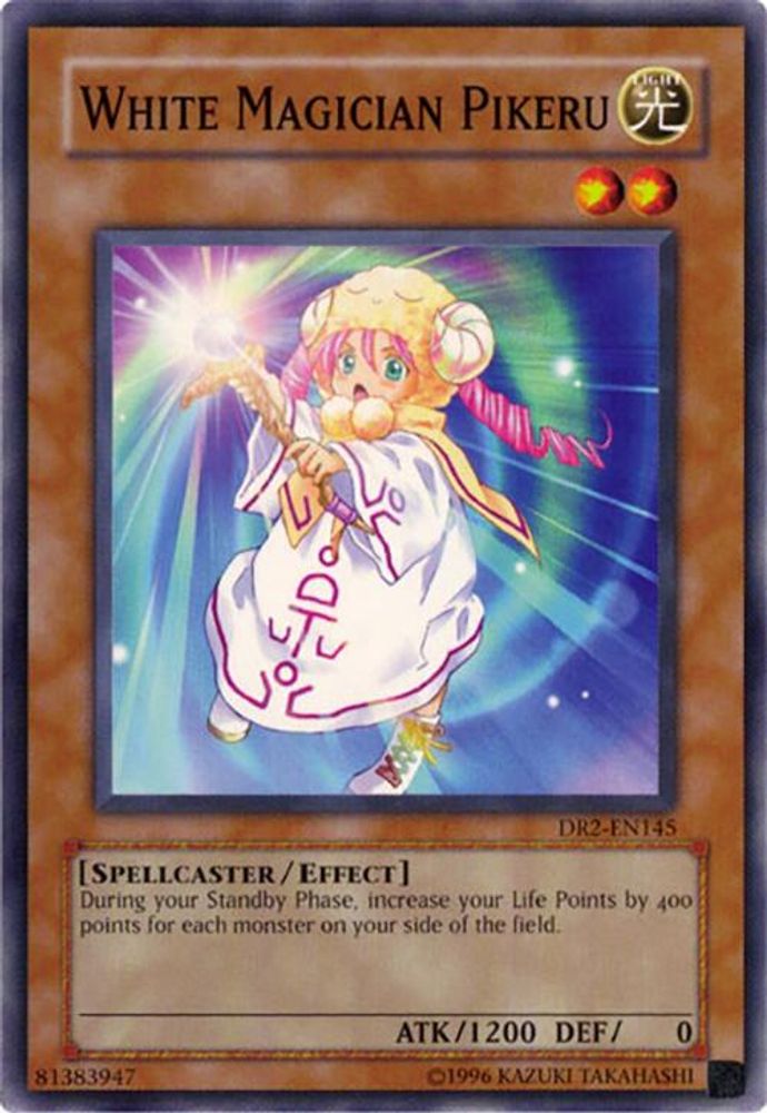 White Magician Pikeru (DR2-EN145) - Common