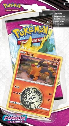 Pokemon - Fusion Strike Single Pack Blister [Tepig]