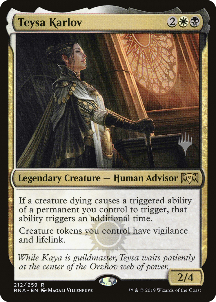 Teysa Karlov (Pack promotionnel) [Promotions de l'allégeance de Ravnica] 
