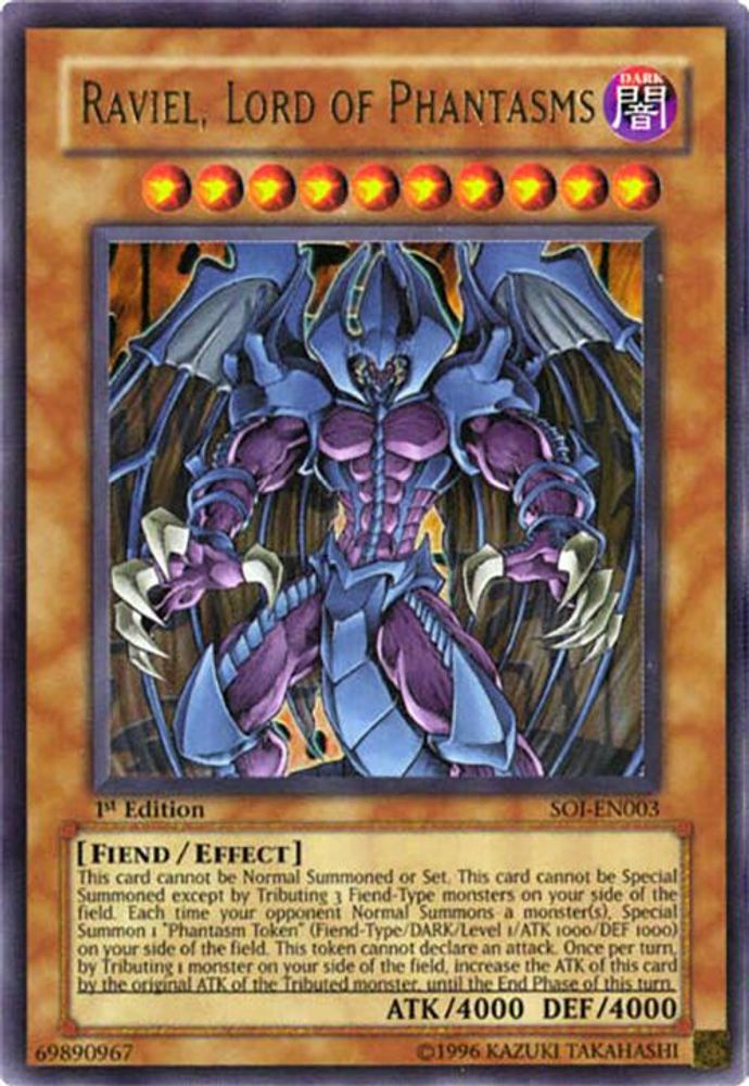 Raviel, Lord of Phantasms (SOI-EN003) - Ultra Rare