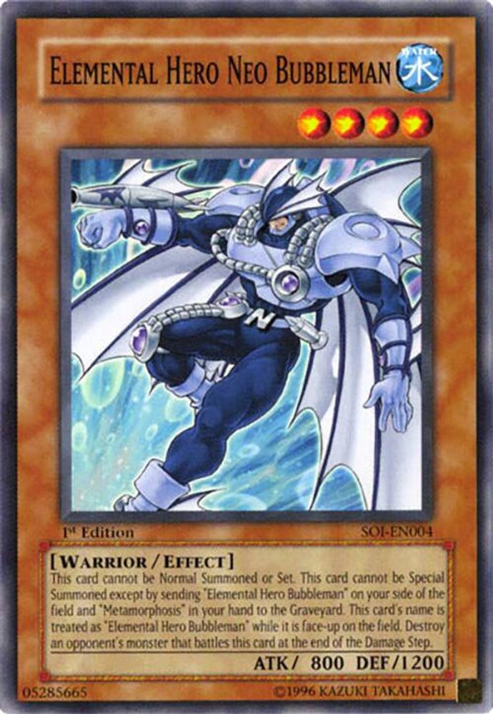 Elemental Hero Neo Bubbleman (SOI-EN004) - Common