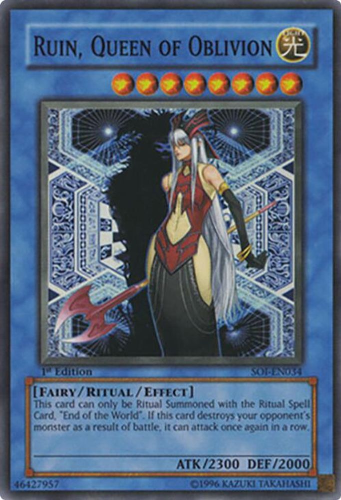 Ruin, Queen of Oblivion (SOI-EN034) - Super Rare