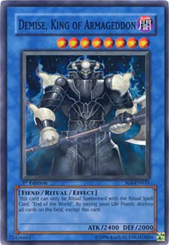 Demise, King of Armageddon (SOI-EN035) - Super Rare