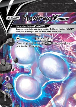 Mewtwo V-UNION - SWSH159  - Holofoil - Promo