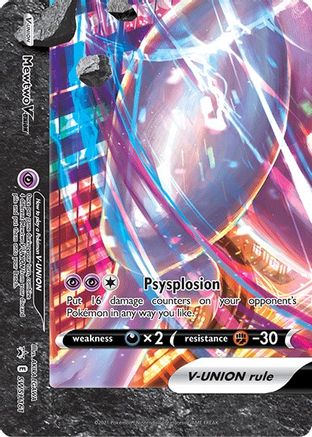 Mewtwo V-UNION - SWSH161  - Holofoil - Promo