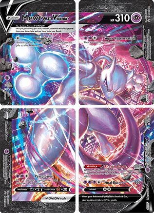 Mewtwo V-UNION [Set of 4]  - Holofoil - Promo