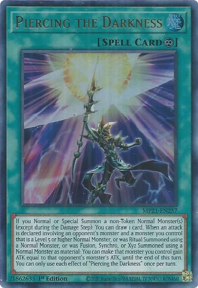 Piercing the Darkness (MP21-EN257) - Ultra Rare