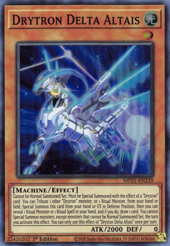Drytron Delta Altais (MP21-EN239) - Super Rare