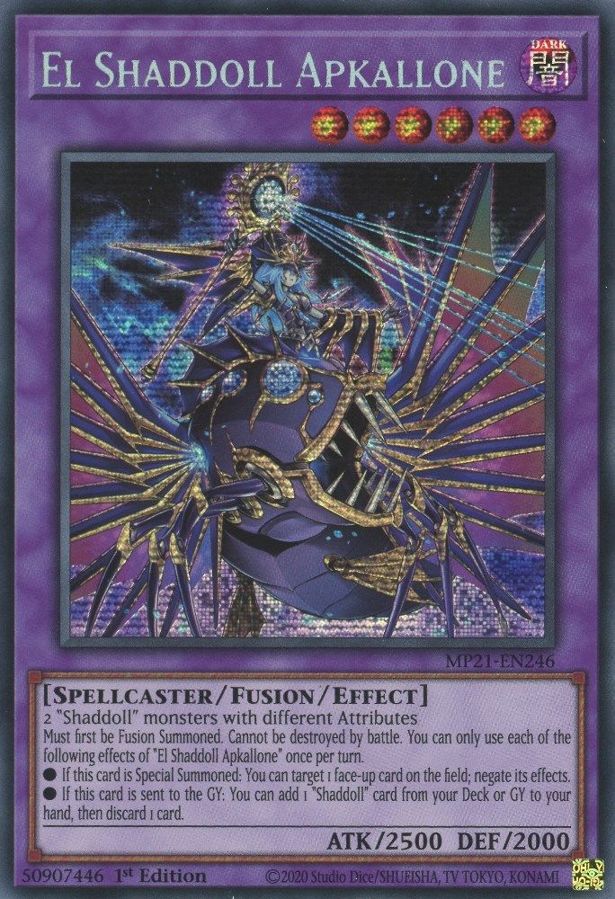 El Shaddoll Apkallone (MP21-EN246) - Prismatic Secret Rare