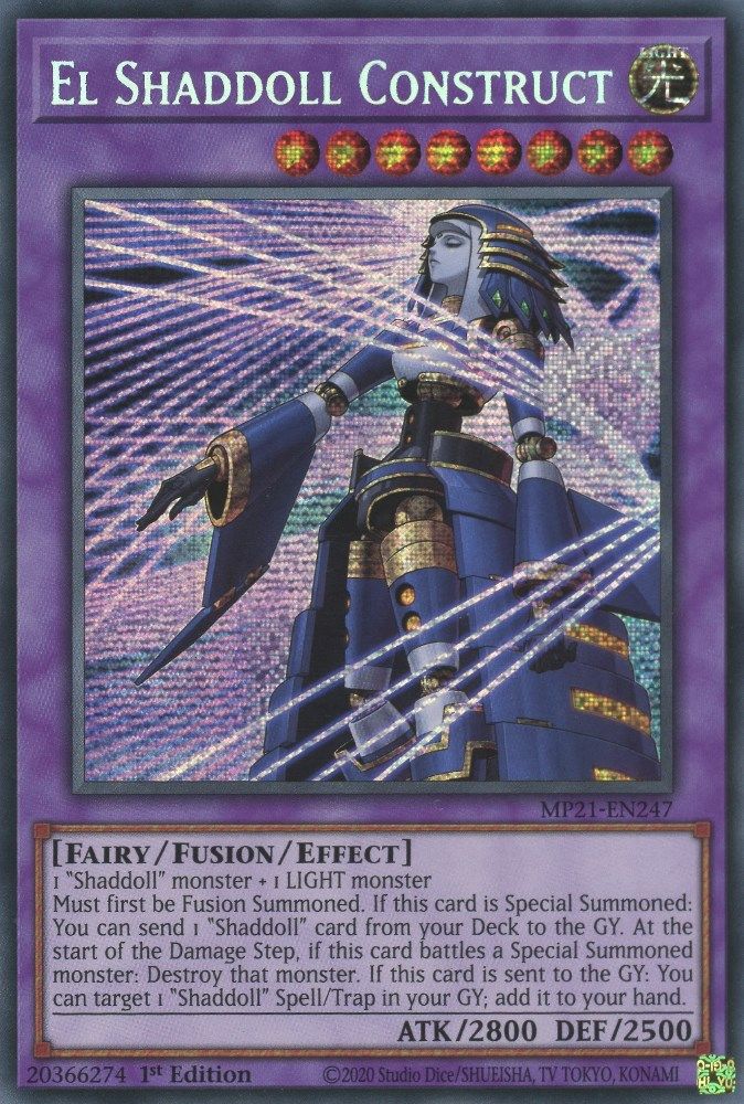 El Shaddoll Construct (MP21-EN247) - Prismatic Secret Rare