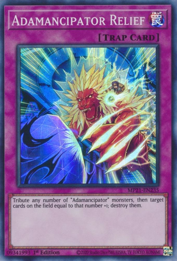 Adamancipator Relief (MP21-EN235) - Super Rare