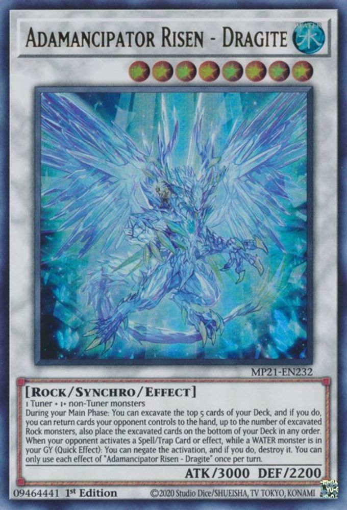 Adamancipator Ressuscité - Dragite [MP21-EN232] Ultra Rare 