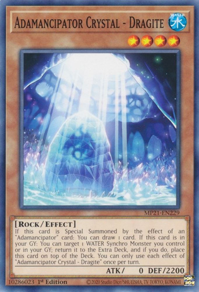 Adamancipator Crystal - Dragite (MP21-EN229) - Common