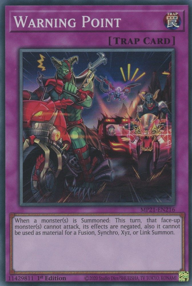 Warning Point (MP21-EN216) - Super Rare