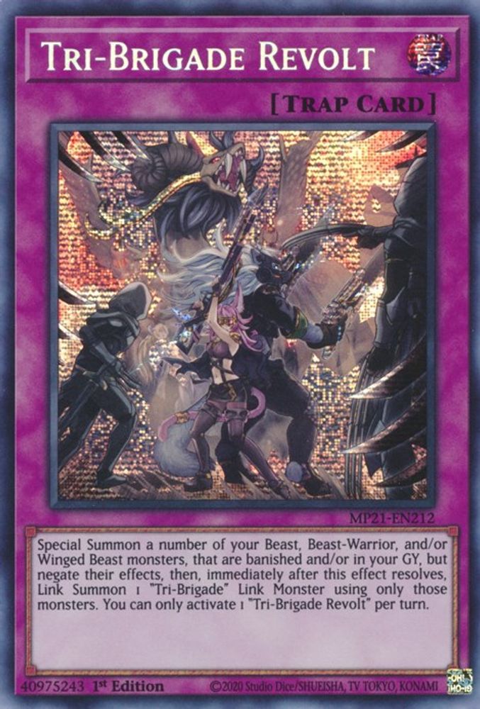Tri-Brigade Revolt (MP21-EN212) - Prismatic Secret Rare