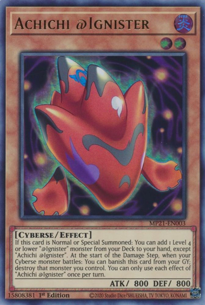 Achichi @Ignister (MP21-EN003) - Ultra Rare
