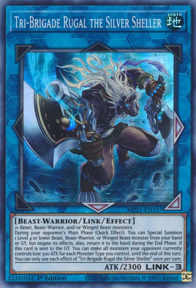 Tri-Brigade Rugal the Silver Sheller (MP21-EN197) - Super Rare