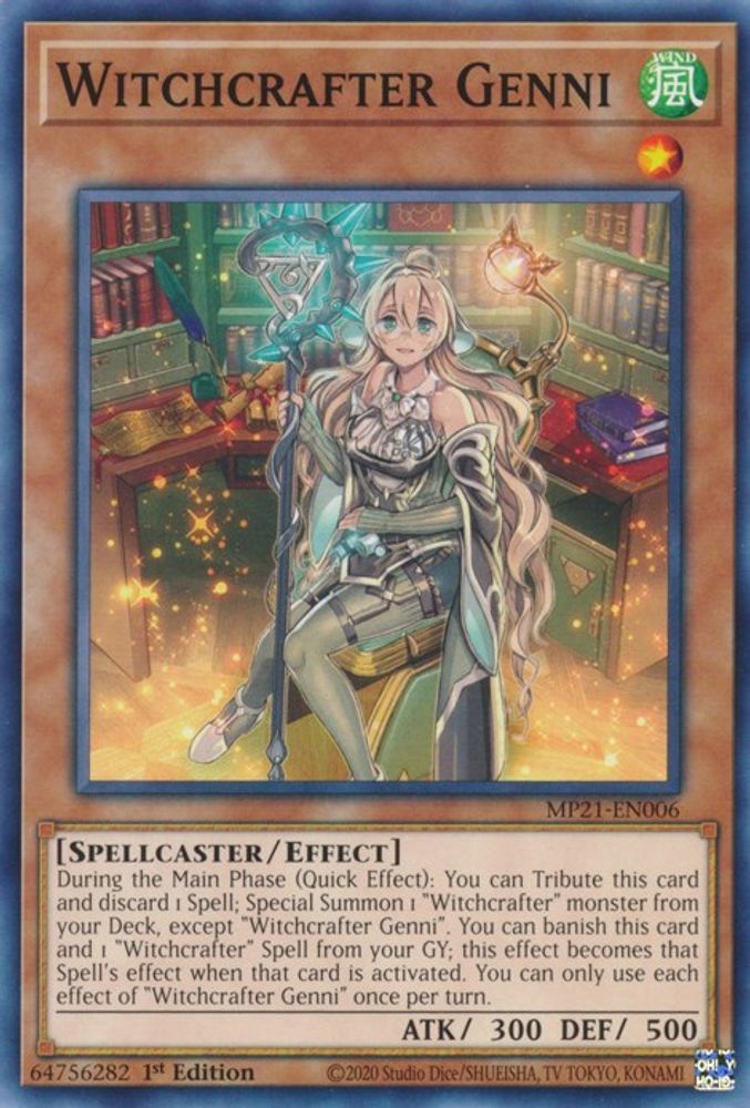 Witchcrafter Genni (MP21-EN006) - Common
