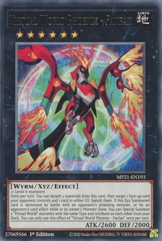 Monde virtuel Phoenix - Fanfan [MP21-EN193] Rare 