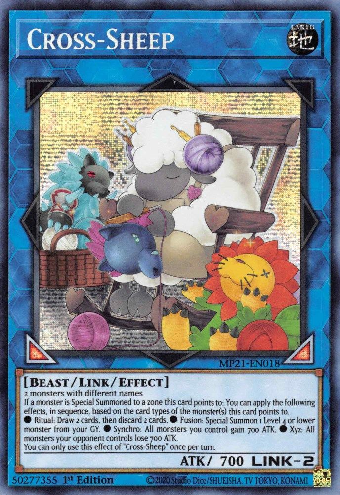 Cross-Sheep (MP21-EN018) - Prismatic Secret Rare